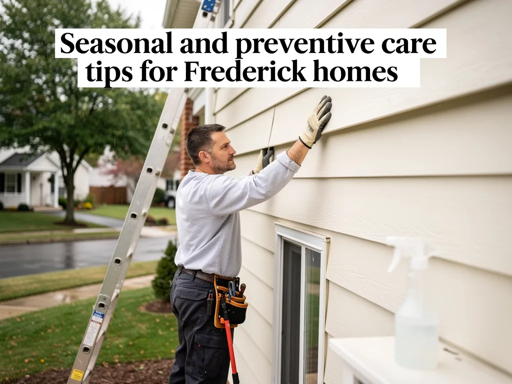 Seasonal and preventive care tips for Frederick homes